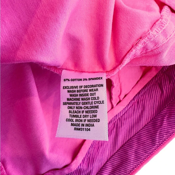 Croft & Barrow Pink Rage Caroline Shorts - Picture 4 of 4